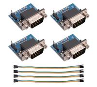 Max3232 DB9 maschio RS232 seriale Prot a TTL convertitore con cavo Dupont | Connettore radice modulo, per microcontrollori, programma MCU mobile, convertitore di riparazione esamina veicolo