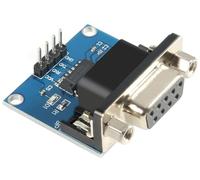 MAX3232 - Modulo convertitore seriale da RS232 a TTL, connettore DB9 femmina, 3,3 V-5,5 V, non OEM, compatibile con microcontrollori Arduino STM32 NXP, ricetrasmettitore di comunicazione seriale