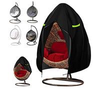 MaxAwe Patio - Copertura per poltrona sospesa, 420D, Oxford, 115 x 190 cm, impermeabile, anti UV, con chiusura lampo e rivestimento in PVC, per sedie e mobili