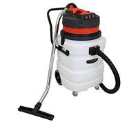 MAXBLAST - Aspiratore Industriale Senza Sacchetto con Serbatoio Secco e Umido Solidi-Liquidi 3000W con 3 Bocchette, Filtro HEPA - Capacità 90L