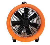 MAXBLAST Ventilatore Estrattore Aria Industriale con Tubo Dotto Aspira Polveri e Fumo o Soffia Aria Pulita Ventola Reversibile - 300mm - Dotto 6m