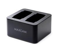 MAXCAM Caricabatterie Dual con cavo USB di tipo C per GoPro Hero 13 Black Enduro