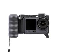 MAXCAM Compatibile con action camera DJI OSMO Action6, set di maniglie per scatto a scatto, gabbia per fotocamera con copertura di protezione contro gli impatti di caduta, accessori di estensione hot