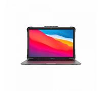 MAXCases Extreme Shell-L for Macbook Pro 13 202 33 cm [13] Cover a guscio (Extreme Shell-L for Macbook Pro 13in [2020 with Touch ID - M1/M2/M3/M4 Chip - [Black/Clear])