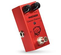 MAXCHEER Chitarra elettrica Classic Chorus Pedal Rate/Width Knob Effect Pedal Mini Single Type DC 9V True Bypass (rosso)
