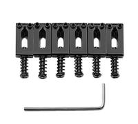 MAXCHEER Selle per ponte tremolo per chitarra, 10,5 mm, per Fender Stratocaster, Stratocaster, Telecaster, Tele, ricambio (nero)