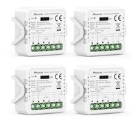 Maxcio Interruttore Tapparelle WIFI, Relè per Modulo Tapparelle WIFI con Funzione Percentuale, Timer, Controllo Voce e Tramite App, Compatibile Con Alexa/Google Home, Smart Life, 4 Packs