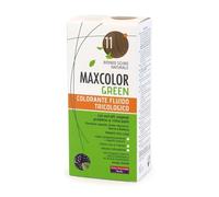Maxcolor Green 11 biondo scuro naturale - Tinta semipermanente tono su tono per capelli, 90 ml