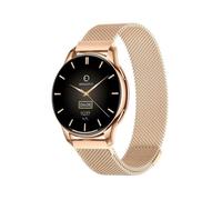 Maxcom Ecowatch 3 Bluetooth 42mm AMOLED Oro IP67 SpO2 Cardio Sonno Pressione S Lunga Autonomia