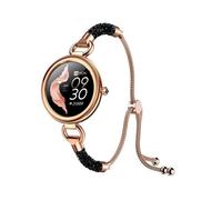 Maxcom FW51 Bluetooth 39,5mm Display HD Rondo Nero Oro Taglia Unica IP68 SpO2 Cardiofrequenzimetro