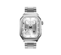 Maxcom FW65 Iron Pro Bluetooth 41mm AMOLED Argento IP68 SpO2 Cardiofrequenzimetro Sonno