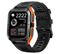Maxcom TITAN FW67 - Smart Watch da uomo in vetro Gorilla Glass da 4,7 cm, per rispondere ed effettuare chiamate, tracker attività sportiva, torcia elettrica, impermeabile IP69K, impermeabile fino a 50