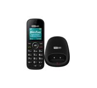 Telefono cordless MaxCom MM35D DECT Nero