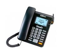 Maxcom - teléfono fijo gsm de escritorio con tarjeta sim función sms ,se #3715