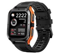 Maxcom TITAN FW67 - Smart Watch da uomo in vetro Gorilla Glass da 4,7 cm, per rispondere ed effettuare chiamate, tracker attività sportiva, torcia elettrica, impermeabile IP69K, impermeabile fino a 50