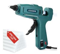 MAXDONE Pistola Colla a Caldo 60W & 100W & Chiudi con un clic, Pistola Grandi Colla a Caldo Professionale con 12 stick di colla a caldo da 11 mm, per Arte DIY a Scuola Riscaldamento Rapido