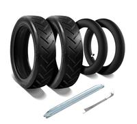 MaxEarn 4 pneumatici per scooter elettrico 8 1/2 x2 per Xiaomi M365/Pro/Pro 2/1S, 8,5" con 2 pneumatici e 2 camere d'aria, versione rinforzata e antiscivolo, valvola argentata, ricambio originale per