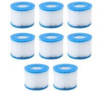 MaxEarn Confezione da 8 filtri di Ricambio per Piscina Misura 6-58323, Filtro di Ricambio per Piscina per Best-Way VI, Lay-Z-Spa