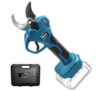 MaxEarn Forbice elettrica a batteria per Makita BL-18V, 40mm Forbice da giardino, Max apertura 65mm Forbice a batteria con motore senza spazzole, display LCD, cesoia per potatura di alberi (senza