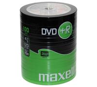 Maxell 16x DVD+R Vergini, Confezione Da 100, Slip Shrink - 275737