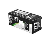 Maxell 373 SR916SW - Batteria per orologio a bottone, all'ossido d'argento, ad alto tasso di scarico, 1,7x9,5 (AxØ/mm) 1,55 V in confezione