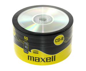 Maxell 624036 CD-R 700MB 80 Min 52X, in shrink Box - 50x2 pz