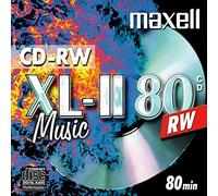 Maxell 624865.35.TW - 10 Audio CD-RW 80 min 4x 700Mb Music XL2 XLII, in Jewel...