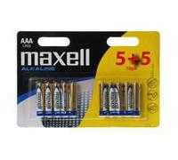 Maxell AA Batteria monouso Alcalino (Maxell LR6 batteri - 10 x AA type - Al) NEW
