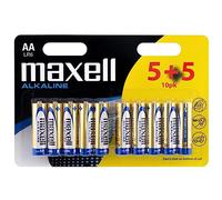 Maxell AA LR6 MN1500 Pile Stilo LR6 AA, confezione da 10 pezzi, 1.5 V