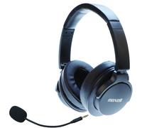 Maxell Active Noise Cancellation Headphone Detachable Boom Mic & Built-in Mic -