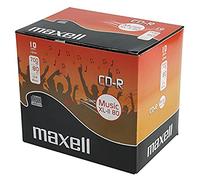 Maxell Audio CD-R 80 Min/700 MB XL-II 80 nel Jewelbox 10 Pezzi