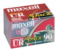 Maxell Audiocassette 90 min Kit da 5