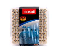 MAXELL AA 100X - Batteria alcalina, AA (stilo), confezione da 100 pezzi