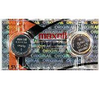 Maxell Batterie alcaline a bottone LR1130 189 389, confezione da 2 (2 batterie)