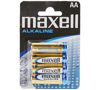 Maxell, Batterie alcaline AA, 4 pz.