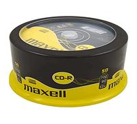 Maxell CD-R80XL confezione da 50 Torre CD vergini 80 min 700 MB velocità 52x