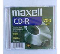 Maxell CDR - Supporti registrabili 16x 700MB 80min con custodia sottile