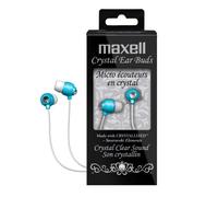 Maxell CEB-Blue Blu Intraaurale Cuffie - Cuffie (Intraurale, con filo, 20-20000 Hz, 100 DB, 1,22 m, Blu)