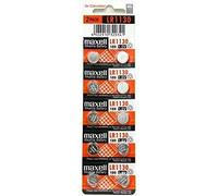 Maxell Confezione da 10 batterie a bottone alcaline LR1130 1.5V