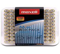 MAXELL AA 100X - Batteria alcalina, AA (stilo), confezione da 100 pezzi