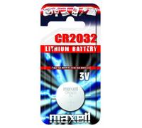 Maxell CR2032 Batteria al Litio, 3V, Argento, 1 pezzo