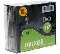Maxell DVD+R Custodia sottile da 10 pezzi da 4,7 GB - Masterizzatori DVD esterni