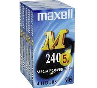 Maxell E 240 M Video Cassette - Confezione da 5