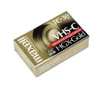 Maxell hgx-gold tc-30 Premium di alta qualità video cassette 3 confezione