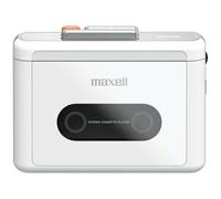 maxell MXCP-P100WH Lettore di cassette portatile Bluetooth selec Bianco