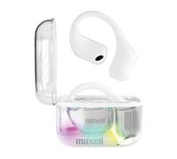 Maxell OWS Pro, auricolari Bluetooth aperti, fino a 18 ore di riproduzione con custodia, ascolta il mondo intorno a te, suono coinvolgente, colori vivaci