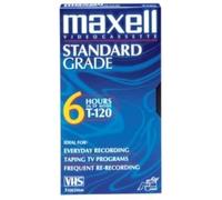 Maxell T120GX/5PK VHS cassette standard grade t-120, 6 ora 5-pack