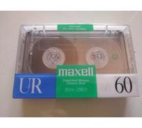 Maxell Ur 60 IEC Type I Position Normal Blank Vergine - Cassetta Tape Nueva
