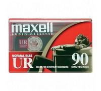 Maxell UR90, 90/100-Minute Blank Audiocassette, Bias Tape (Normal Master-Confezione da 100)