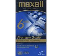 Maxell Videocassette GX-SILVER 6 ORE DI ALTA QUALITÀ IN MODALITÀ EP T-120 NASTRO VHS